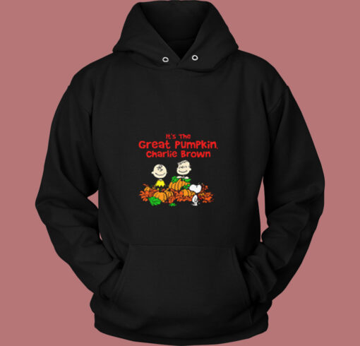 The Great Pumpkin Charlie Brown Funny Vintage Hoodie