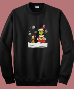 The Grinch And Dog Stole Christmas Funny Summer Sweatshirt