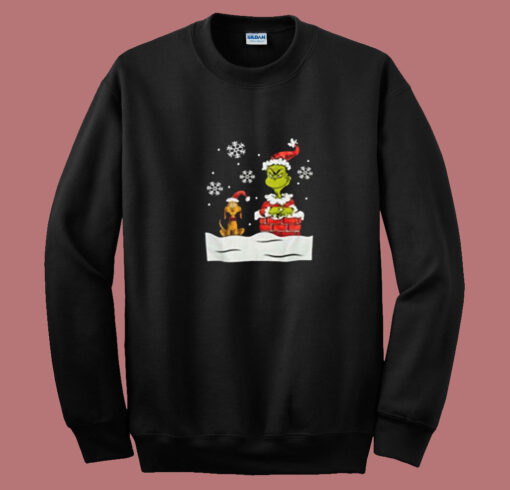 The Grinch And Dog Stole Christmas Funny Summer Sweatshirt