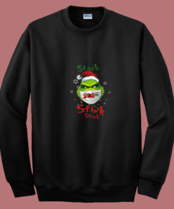 The Grinch Face Mask Christmas Funny Summer Sweatshirt