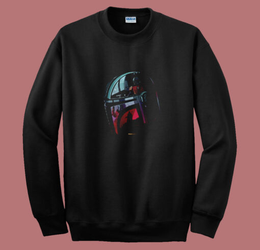 The Mandalorian Helmet Scene Summer Sweatshirt