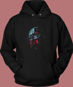 The Mandalorian Helmet Scene Vintage Hoodie