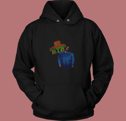 The Notorious Big. Blue Suit Vintage Hoodie