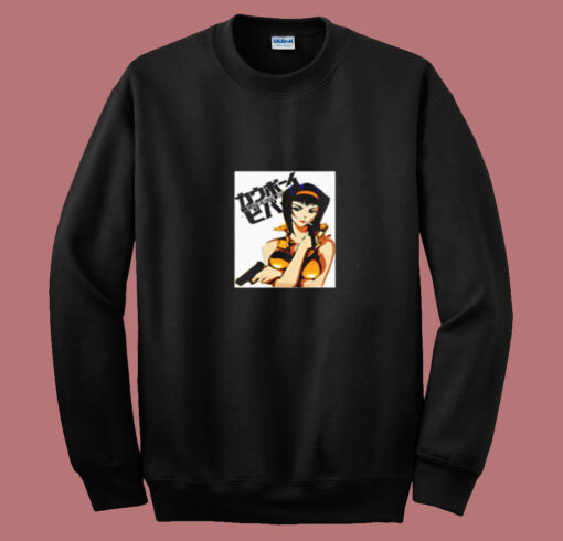 The Potrait Of Faye Valentine From Cowboy Summer Sweatshirt