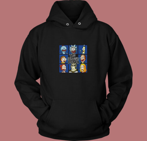 The Schwifty Bunch Friends Parody Vintage Hoodie