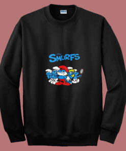 The Smurfs Tv Series Animated Poster Summer Sweatshirt