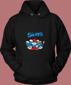 The Smurfs Tv Series Animated Poster Vintage Hoodie