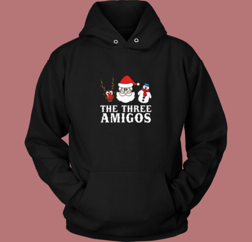 The Three Amigos' Funny Christmas Brotherhood Vintage Hoodie