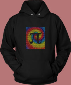 Tie Dye Pi Day Vintage Hoodie