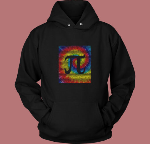 Tie Dye Pi Day Vintage Hoodie