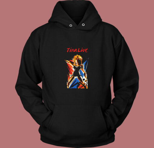 Tina Turner Live Single Concert Vintage Hoodie