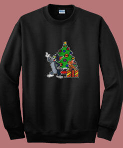 Tom And Jerry Playing Around Christmas Summer Sweatshirt