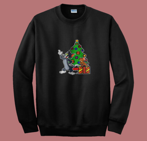 Tom And Jerry Playing Around Christmas Summer Sweatshirt