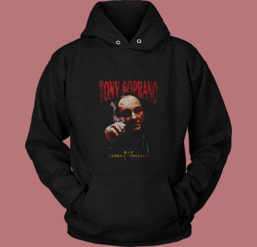 Tony Soprano RIP James Gandolfint Vintage Hoodie