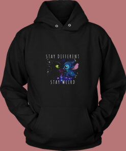 Toothless And Stitch Stay Different Stay Weird Vintage Hoodie