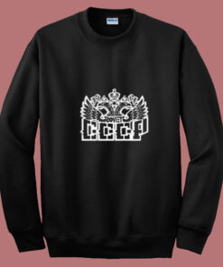 Tovaritch Noir Cccp Logo Summer Sweatshirt