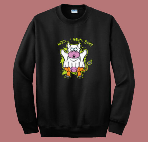 Trick Or Treat Costume Moo Boo Summer Sweatshirt