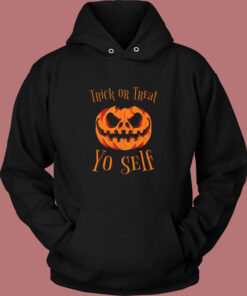 Trick Or Treat Yo Self Vintage Hoodie