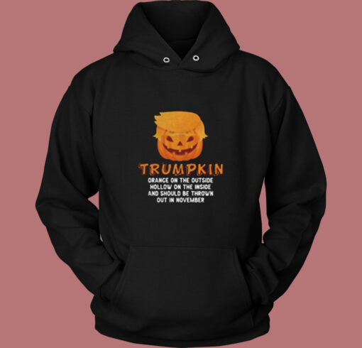 Trumpkin Halloween Vintage Hoodie