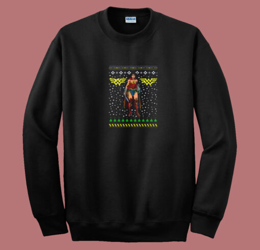 Ugly Christmas Wonder Woman Summer Sweatshirt