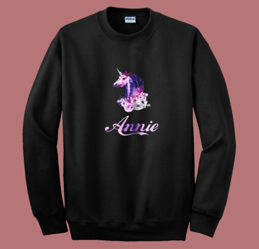 Unicorn Name Annie Summer Sweatshirt