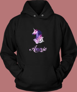 Unicorn Name Annie Vintage Hoodie