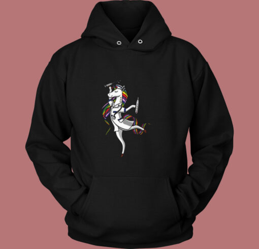 Unicorn Nurse Vintage Hoodie