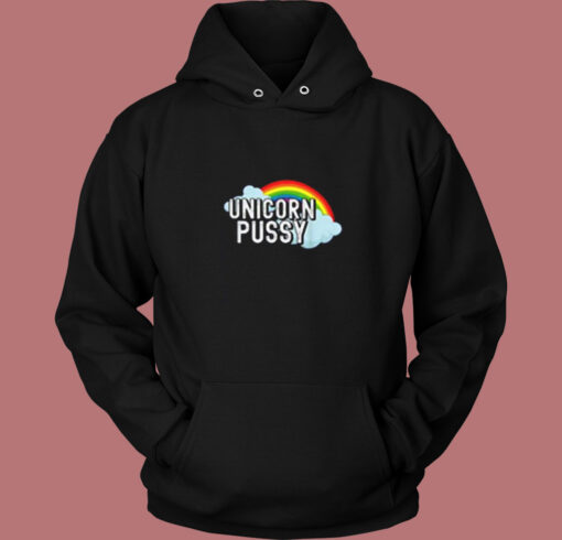 Unicorn Pussy Girlfriend Valentines Day Vintage Hoodie