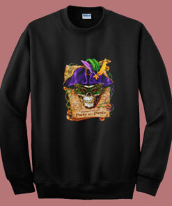 Universal Mardi Gras Party Like A Pirate Summer Sweatshirt