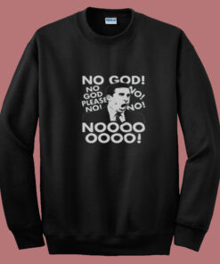 Us Michael Scott No God No Summer Sweatshirt