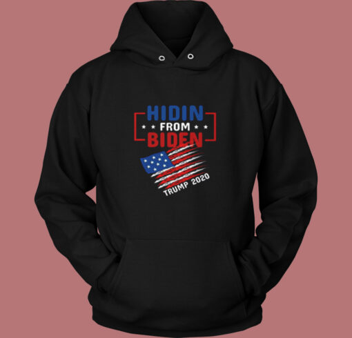 Usa Flag Trump 2020 Anti Joe Biden Pullover Vintage Hoodie