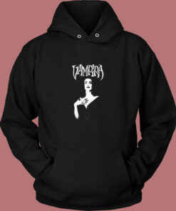 Vampira Horror Host Gothic Vintage Hoodie