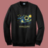 Van Gogh Starry Night Total Solar Eclipse Summer Sweatshirt