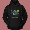 Van Gogh Starry Night Total Solar Eclipse Vintage Hoodie