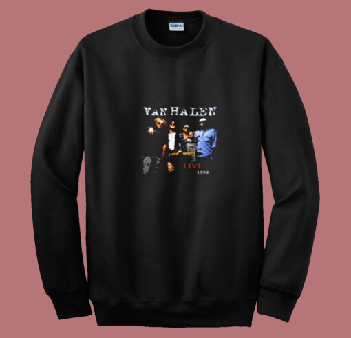 Van Hallen Live 1993 Wolrd Tour Summer Sweatshirt