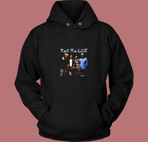 Van Hallen Live 1993 Wolrd Tour Vintage Hoodie