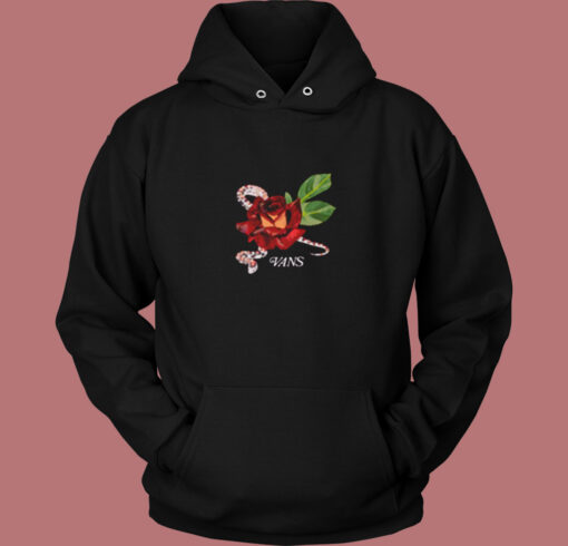 Vans Off The Wall Rose Bloom Vintage Hoodie