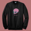 Vaporwave Pink Skull Summer Sweatshirt