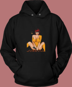 Velma Ghost Halloween Scooby Doo Vintage Hoodie