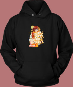 Velma Nerdy Dirty Inked Curvy Vintage Hoodie