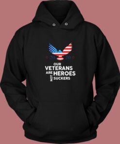 Veterans Are Heroes Vintage Hoodie