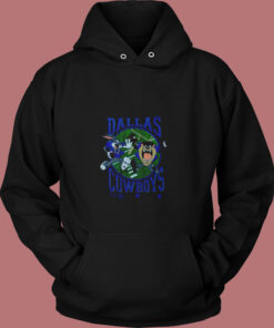 Vintage 1993 Looney Tunes Dallas Cowboys Vintage Hoodie