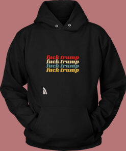 Vintage Fuck Trump Vintage Hoodie