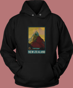 Vintage New Zealand Mitre Peak Mountain Vintage Hoodie