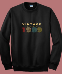 Vintage October 1989 Summer Sweatshirt