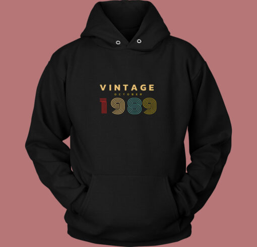 Vintage October 1989 Vintage Hoodie