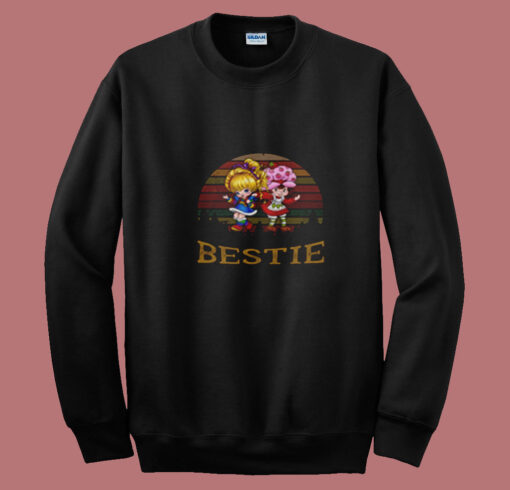 Vintage Retro Bestie Strawberry Shortcake Summer Sweatshirt