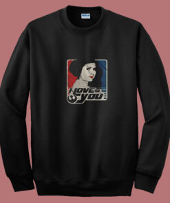 Vintage Star Wars Princess Leia I Love You Summer Sweatshirt