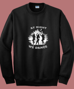 Vintage Witch Night Dancer Halloween Summer Sweatshirt