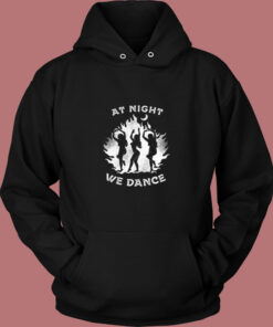 Vintage Witch Night Dancer Halloween Vintage Hoodie